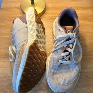 Cole Haan Beige and Maroon Athletic Shoes